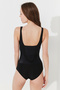 Black Basic Corset Swimsuit - 4