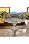 Alegre Class Linea Presentation Bowl 24-16 cm with Legs Transparent - 4