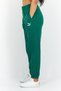 Women Sportswear Fit Brand Logo Training Pants, Green - 3
