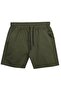 Lycra Plus Size Lace-Up Gabardine Shorts (Wide Comfortable Fit)