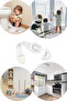 10-Pack White Baby & Child Drawer Lock No Drilling Required, Cabinet & Drawer Safety Lock - 2