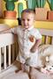Car Patterned Muslin Baby Boy Jumpsuit with Carrot Accessories
