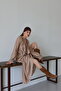 Mink Toulon Dress with Ruffle Collar - 204126 - 4