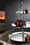 Large Footed 18/10 Stainless Steel 3 Tier Presentation Stand Metal Footed Presentation Stand - 2