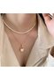 Shade - Double Sided Black and White Heart Stainless Steel Unisex February 14Th Special Design Gift Necklace - 4