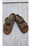 Men's Orthopedic Daily Non-Slip Sole Soft Leather Buckle Stylish Comfortable Home and Outdoor Slippers