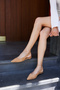 Vera Women's Taba Real Suet Mini Heel Slingback Shoes - 5