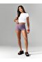 Women's White Don'T Message Printed Crew Neck Tight Crop Tshirt - 3