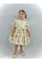 Bay Cream Floral Vintage Baby Girl Dress, Birthday Dress, Photo Shoot Dress, Suitable for 0-7 Years Old - 3
