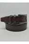 Men's Black Classic Vegan Leather Belt Set - 7