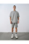 Ανδρικό μπλουζάκι με λαιμόκοψη oversized Basic - 2