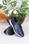 42426 Comfortable Lightweight Genuine Leather Rubber Laced Men's Shoes - 4