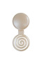 Beauty Makaron Metallic Hair Brush - 3D Flexible, Mirrored, Purse Size - Compact Detangler - 6