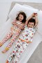 0.3 Tog Summer Children's Pajama Set - Colorful Heart Pattern - 7