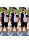 Double Color Style Linen Suit |   Between 4/12 Years - 6