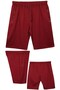 Large Size 110 - Suitable for 155 Kilos Lycra Combed Cotton Men's Shorts with Embroidered Detailed Fitted Pockets