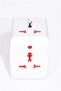 3 Way Multi Plug Adapter Socket Universal Travel Adaptor