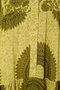 2423 فستان حجاب منقوش أصلي - أخضر زيتي 2 - 5