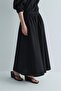 Black Lara Flared Skirt