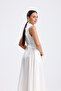 Leona 100% Linen Front Button Belted Long Dress - 7