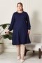 Women's Plus Size Hijab Tunic with Drawstring - 4