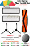 Vacuum Mop Pro 2 3D Global Version-Vacuum Mop 2C-Vacuum Mop 1C Filter, Brush Spare Parts Set