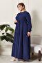 Women's Plus Size Seersucker Fabric Dress - 6