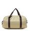 Beige Unisex Travel Hand Suitcase Duffel Bag with Shoulder Strap 21064 - 7