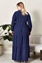 Women's Plus Size Seersucker Fabric Dress - 8