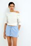 MAMA Drawstring muslin shorts - 2