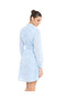 Embroidered Mini Shirt Dress with Long Sleeves - 4
