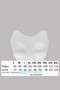 Single bustier hijab swimsuit inside swimsuit bustier rbus-01 white - 3