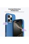 جراب سيليكون لهاتف iPhone 16 Pro، ناعم الملمس، مضاد للخدش، بطانة من الألياف الدقيقة، مقاوم للصدمات، جراب رفيع واقٍ - 4