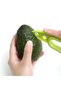 Cutit pentru avocado, plastic solid, 18x6 cm, verde - 7