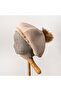 Mildred Red Beige Hat Girl's Coat 2-3-4-5 Years - 3