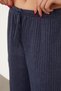 Women's Ribbed Comfortable Pants & Sweatpants, Casual Comfortable Home Wear Pajamas - 2