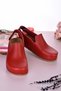 1007 Red Colored Step Sandals
