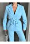Belden Tie-Up Blazer Jacket Pants Suit - 2