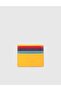 Piura Genuine Leather Yellow Unisex Card Holder - 3