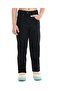 Solid Relaxed Jeans with Button Closure - 2