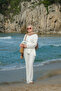 Women's Seersucker Suit White - 3