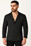 Men's Striped Zr Crepe Long Sleeve Shirt - 2