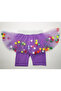 Girl's Pompom Biker Leggings - 3