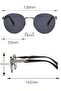 Unisex Steel Frame Sunglasses Es124 - 2