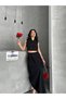 Women's Bottom Top Suit Button Detail Premium Vest Skirt Double Suit - 5