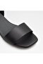 Dorenna - Women's Genuine Leather Black Laceless Heeled Sandals - 5