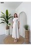 Women's Midi Dress with Stone and Bow Detail - 3