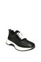 U555020503 Black Genuine Leather Sports Shoes Sneakers - 5