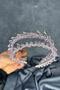 Lila sare model double row bridal henna crown hair accessory - 5