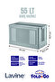 Fold&Go Single Portable Organizer Covered Case "Blue" Multi-Purpose Folding Stackable